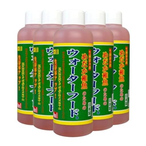クハラ めだか稚魚のためのウォーター・フード 200ML (5本セット)