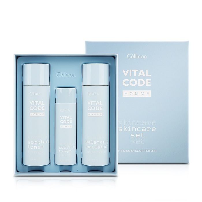 セリンオン バイタルコード オム スキンケア 2種 (トナー+エマルジョン) 彼氏へのプレゼントとして最高!