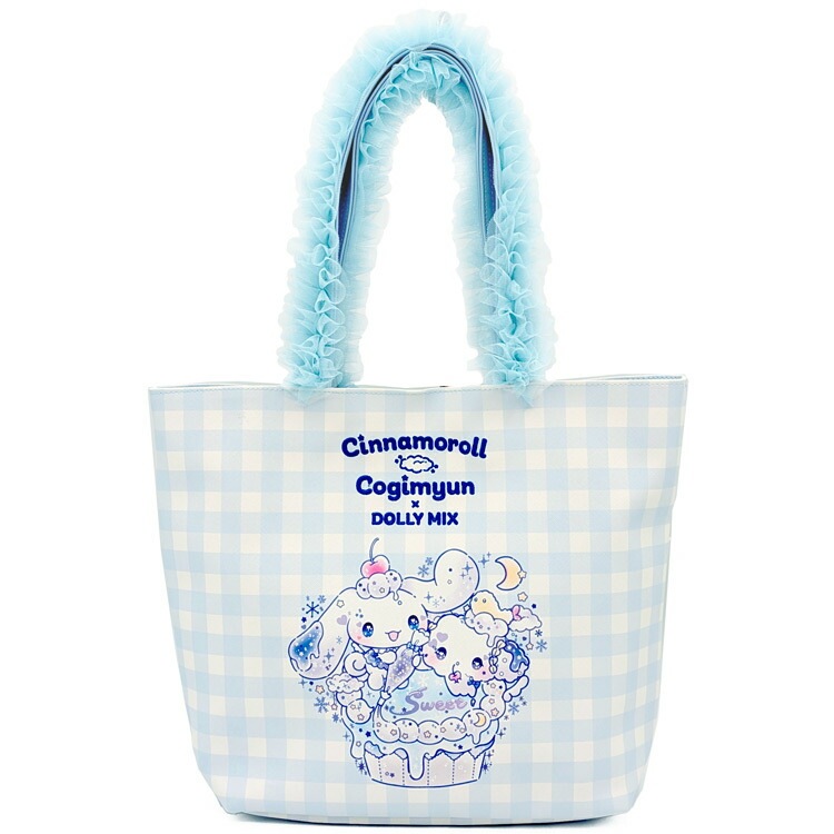 シナモロール×こぎみゅん フリルハンドルトートバッグBL 288458 DollyMix CINNAMOROLL コギミュン サンリオ