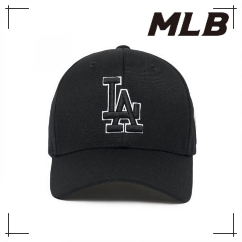 MLB公式正規品 キャップ Diamond Stretch Ball Cap LA (Black)