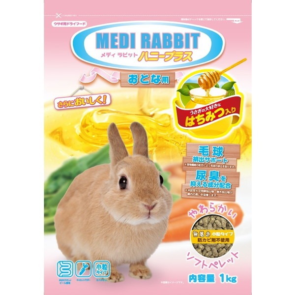 ニチドウ メディラビットアダルトソフト ハニープラス 1kg