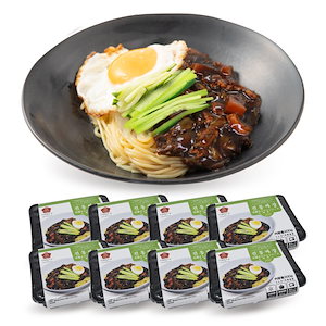 伝統チャジャンソース 300g x 8個 (注意) ソースのみ商品です 韓国式中華の定番 韓国料理 韓国食品 お取り寄せグルメ 冷凍食品 韓国グルメ ミールキット メガ割