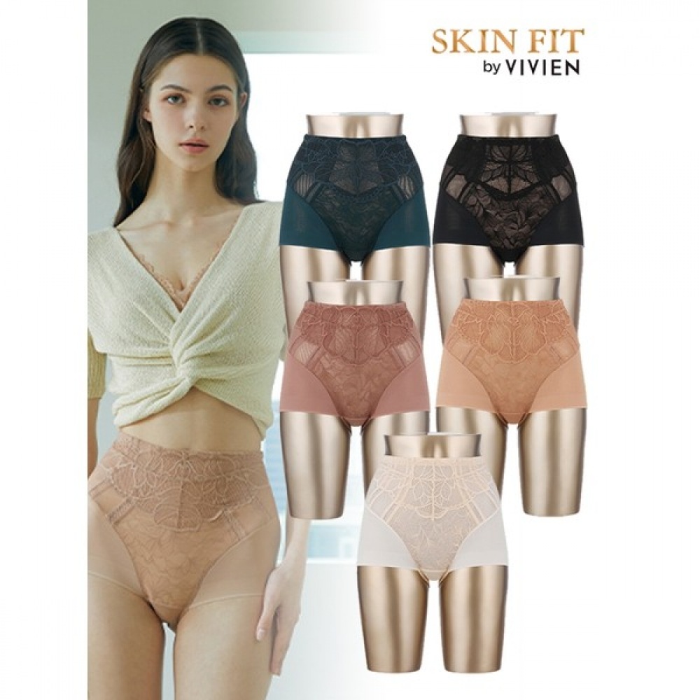 (ビビアン) 女性用ヴィヴィアン腹部ヒップリフト矯正パンティー5種