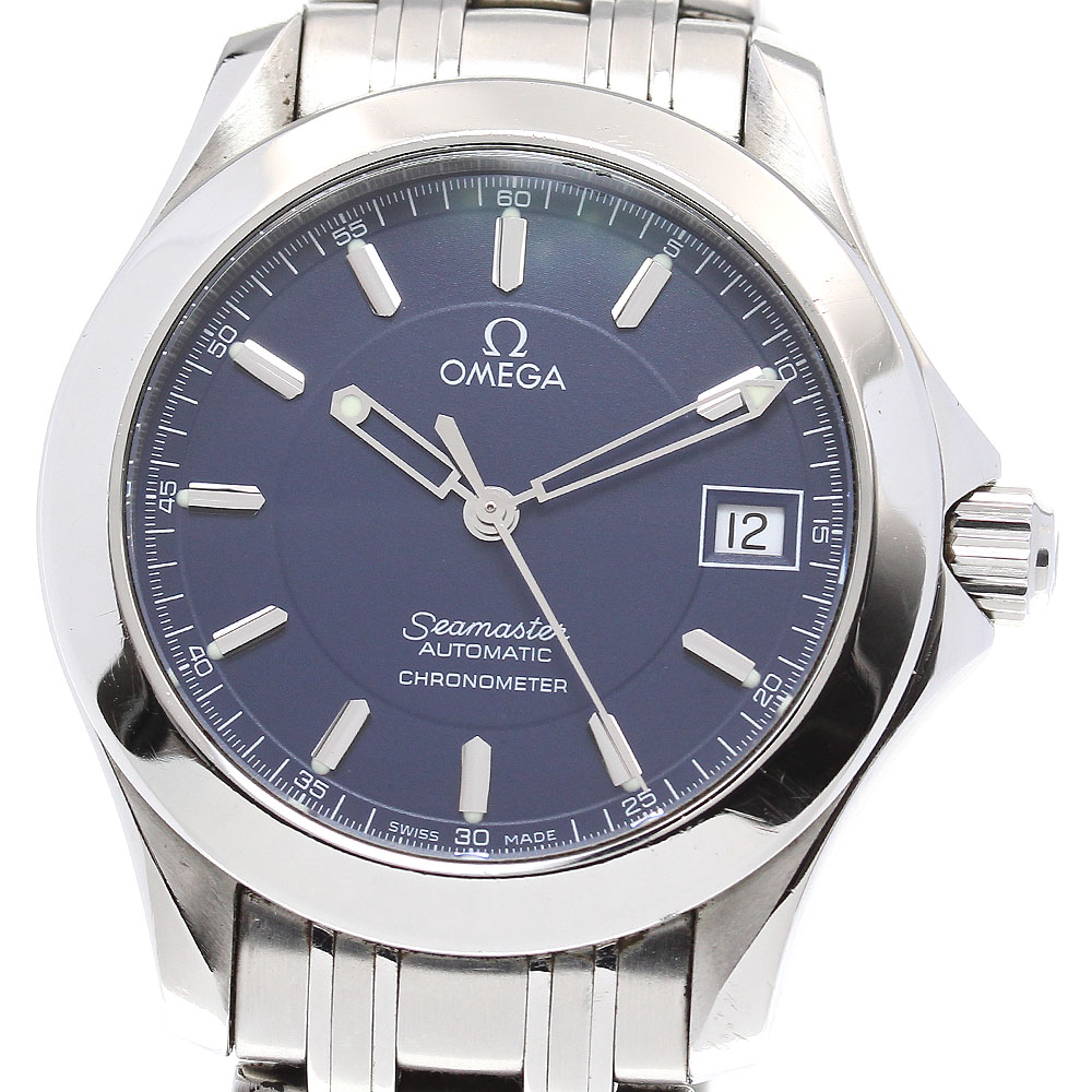 オメガ OMEGA 2507.80 シーマスター120 ジャックマイヨール 自動巻き メンズ 保証書付き_828040【中古】