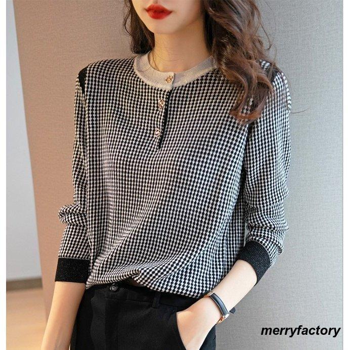 セーター レディース ニットセーター 長袖 ス レディース チェック柄 プルオーバー サマーニット 大きいサイズ 体型カバー お洒落 重ね着