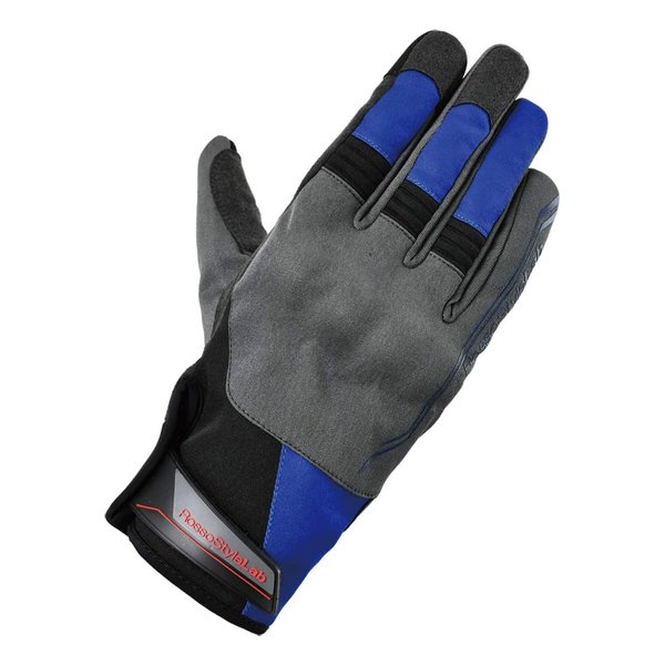 ロッソスタイルラボ レディースプロテクトアクティブWグローブ グレー/ブルー Lサイズ RSG-317-GY/BL-L