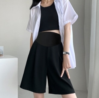 個性的 ボトムス パンツ ショートパンツ ショート ショート丈 膝丈 ひざ丈 Aライン 切り替えデザイン かわいい 可愛い きれいめ カジュアル おしゃれ かっこいい 可愛い 女子