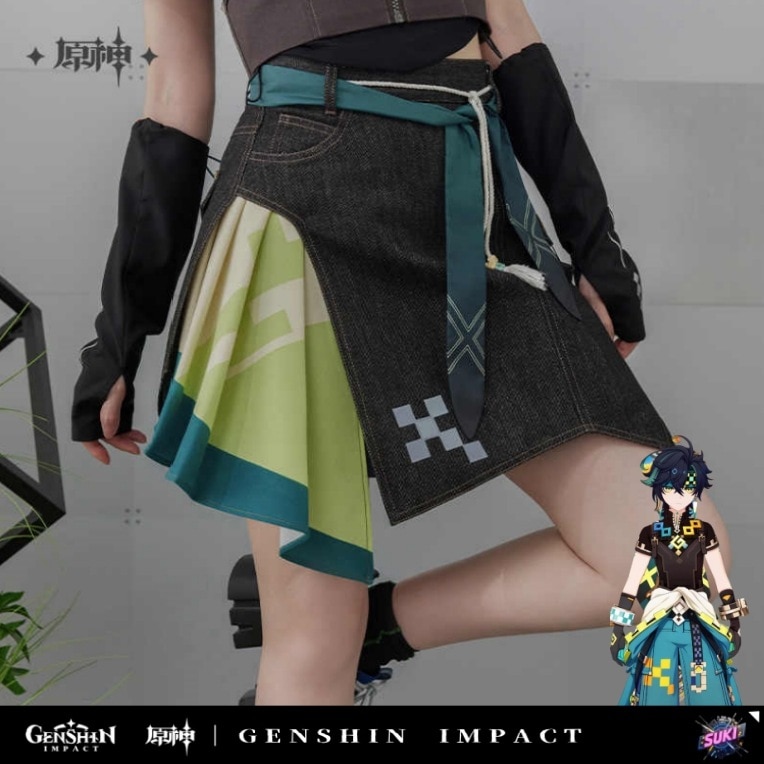 【プロ品質を極める!】原神 グッズ / キニチ インプレッションシリーズ / スカート / Genshin Impact Kinich 基尼奇 げんしん コスプレ