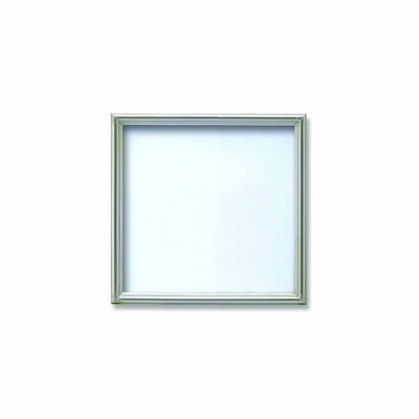 [角額]アルミ正方形額/壁掛けひも/アクリル付き 250角（250x250mm）シルバー