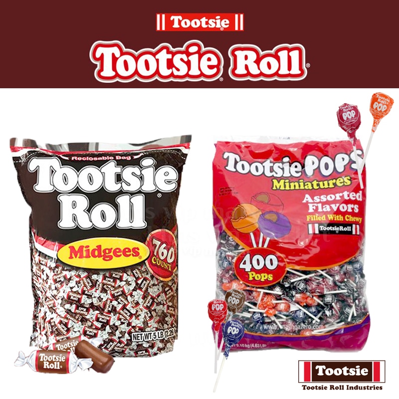 Tootsie Roll トッツィーロール トゥッティーロール チョコキャラメル 2.26kg トゥーティーロール トッツィポップス