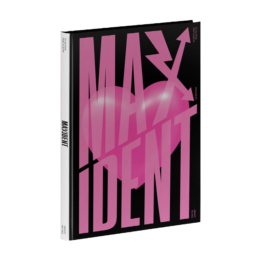 ストレイキッズ - MAXIDENT [T-CRUSH ver. / HEART ver.]一般盤バージョンランダム発送ポスターなし1CD