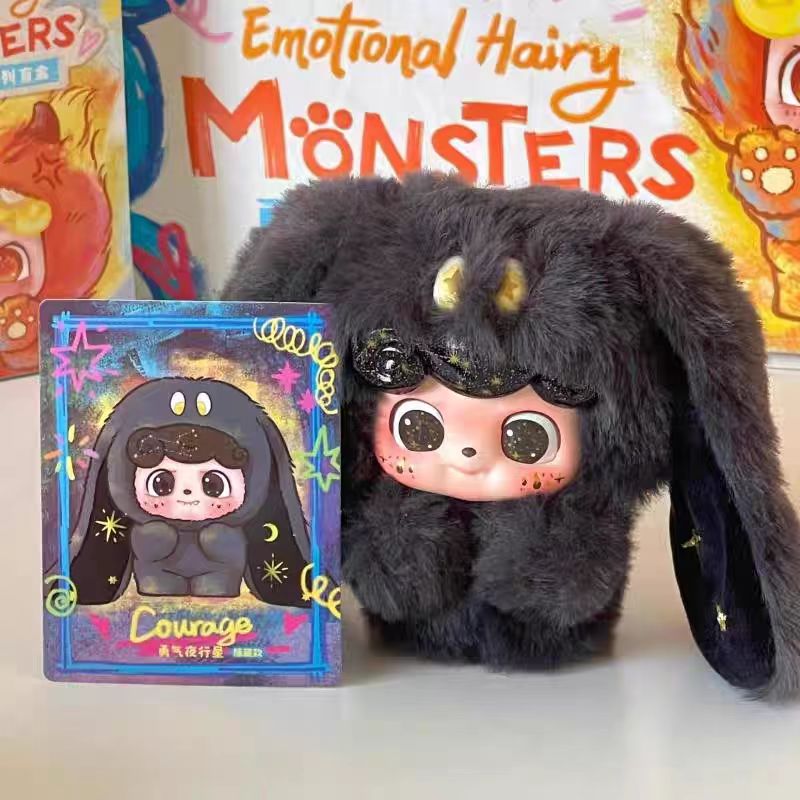 【公式正规品】Q.Kid（キューキッド） シークレット エモーショナルモンスター ぬいぐるみ ブラインドボックス フィギュア トレンドトイ ギフト プレゼント