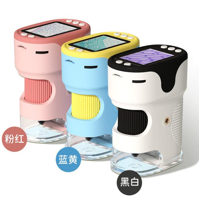 デジタル顕微鏡10000倍拡大対応チェック/生物観察/実験 顕微鏡 高倍率 USBポータブルスクリーン顕微鏡 子ども 中学生 科学