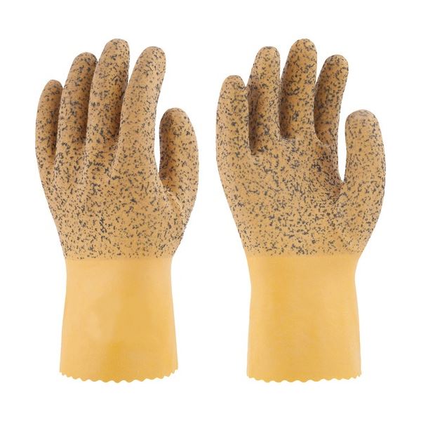 （まとめ）東和コーポレーション トワロン グリップ S イエロー 141-S 1双 [x10セット]