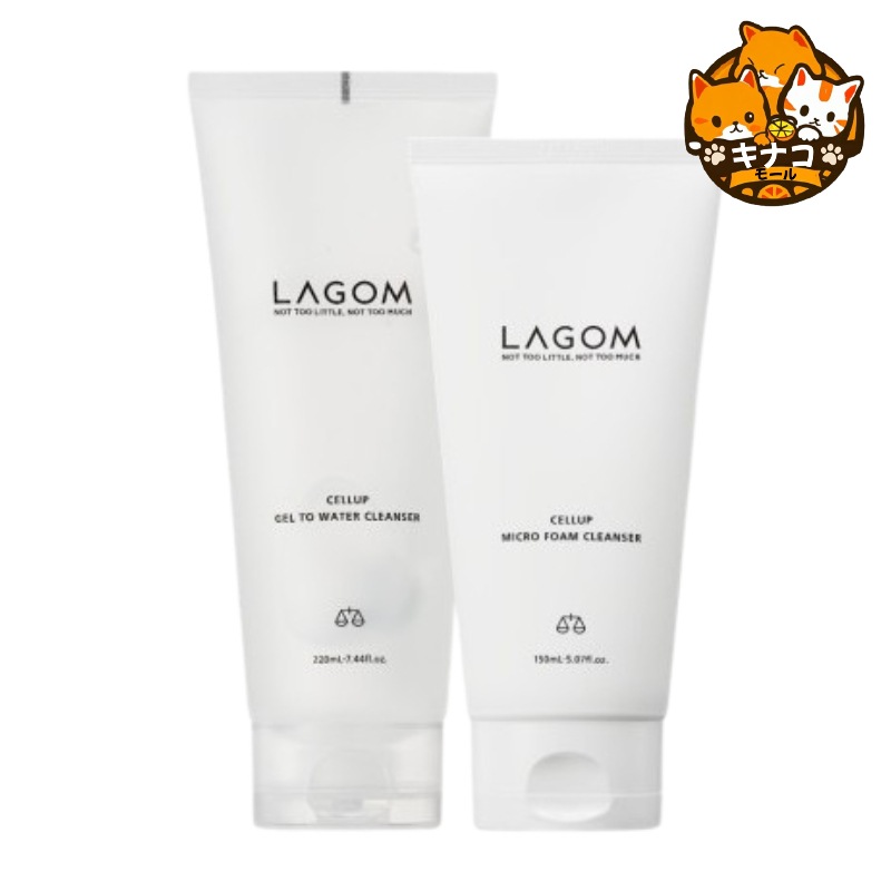 ラゴム 水分クレンジングデュオ (セレブ マイクロ フォーム クレンザー 150ml + セレブ ジェル ツー ウォーター クレンザー 220ml)