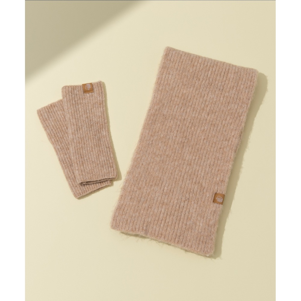 リクロウ RC ウォーマーマフラーセットベージュ