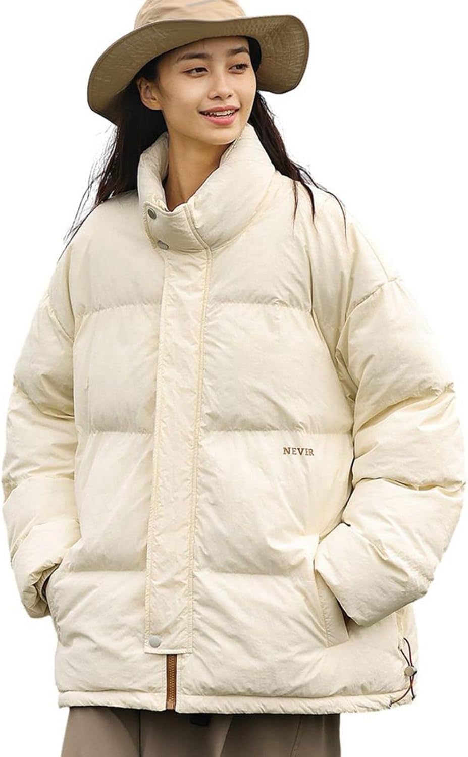 防寒着 真冬対応 保温ジャケット メンズ レディース ハイネック 中綿入り 暖かい 大きめ ポケットあり 20代 30代 カジュアル お誕生日 プレゼント アウター 秋冬コート ブルゾン