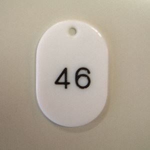 （まとめ買い）番号札 番号入[x大1-50] 白 CR-BG41-W 00031235 [x3]