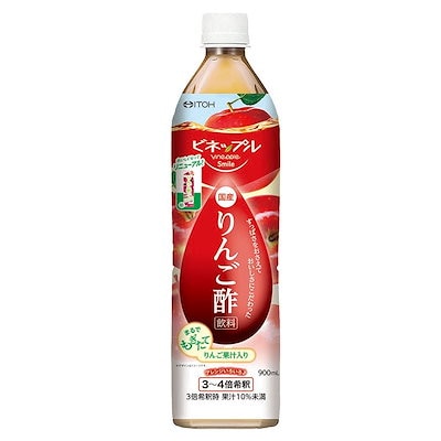 他サイト： 井藤漢方製薬 ビネップルスマイル　りんご酢飲料　900ml リンゴスインリヨウ900MLの商品画像