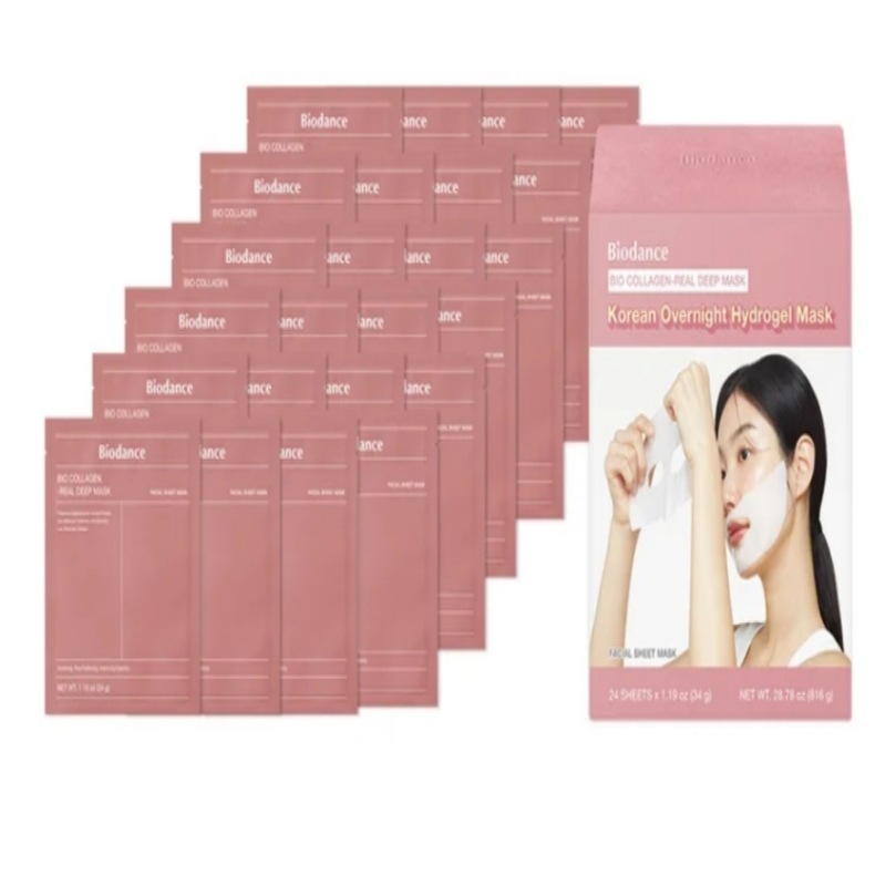 3時間パック リアルディープ コラーゲン マスク 24枚 大容量