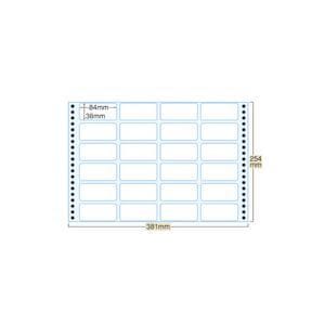 トッパンフォームズ 宛名ラベル 1510インチ 24面 ラベルサイズ8438mm LC016Y 1箱（500枚）
