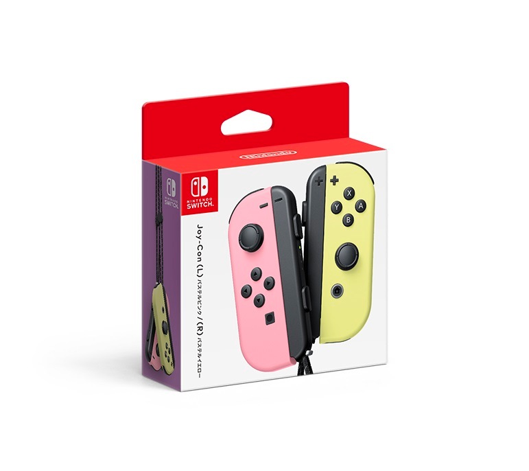 新品/純正/日本国内仕様 Switch専用 Joy-Con(L)パステルピンク/(R)パステルイエロー