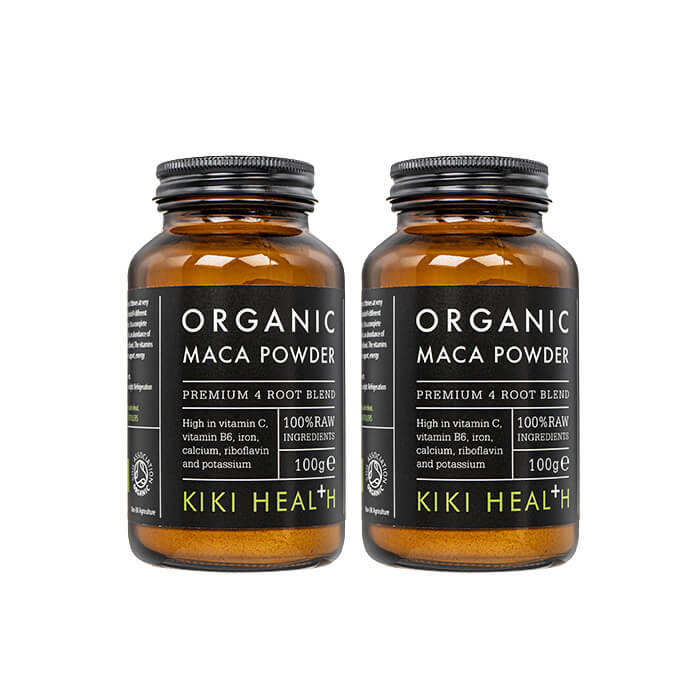 オーガニックマカパウダー 100g 2本 キキヘルス Kiki-Health Organic Maca Powder 黒マカ 赤マカ 黄マカ 紫マカ 海外発送 日時指定不可 国際郵便発送