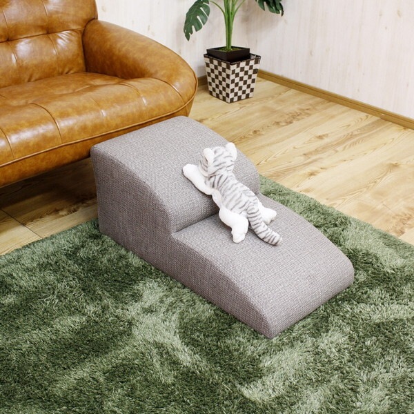 後藤家具物産 DG-STEP-2-BR ブラウン ドッグステップ メーカー直送