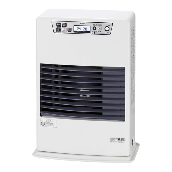 長府製作所 FF-4212TL D ホワイト FF式石油ストーブ 別置タンク式 (木造11畳/コンクリ18畳まで)