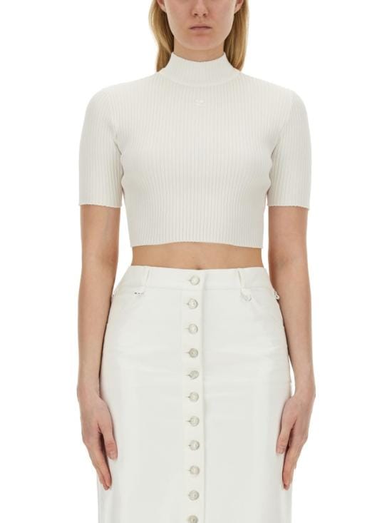 COURREGES Women Tops 124MPU135 FI00010001 White