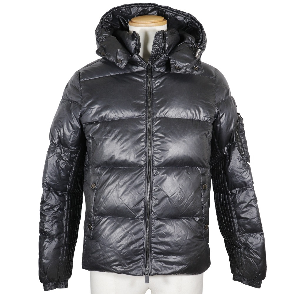 MTA19A4562 ダウンジャケット ナイロン ダウン グレー メンズ 中古品