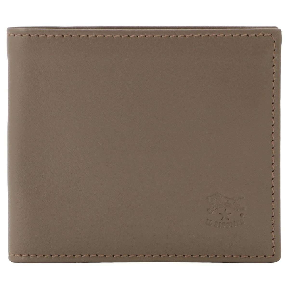イルビゾンテ 財布 IL BISONTE メンズ 小銭入れ付 二つ折り財布 グレージュ ウォレット SBW007-PV0005-GY103B