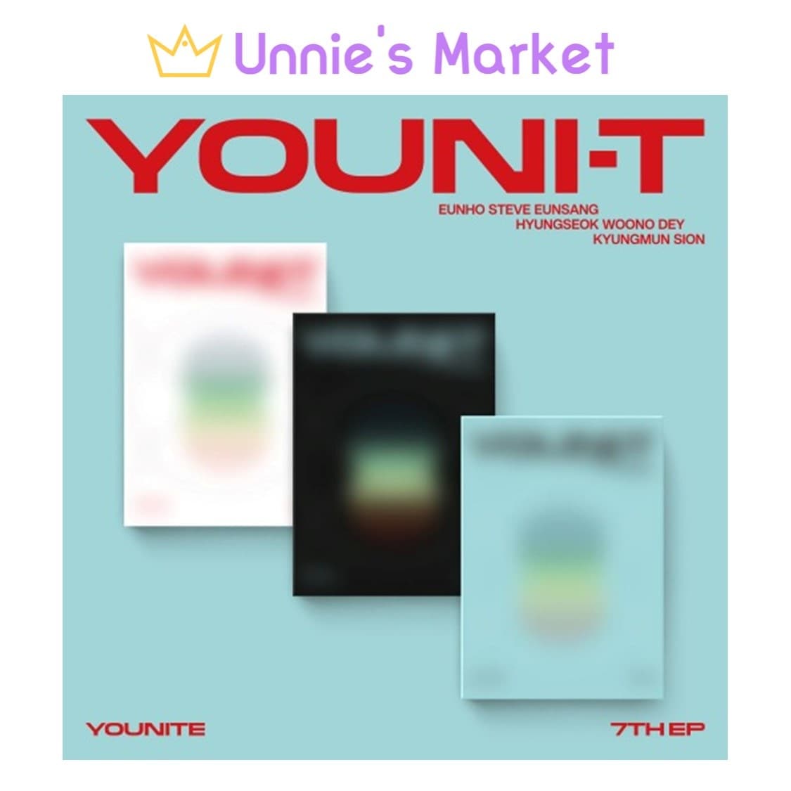 [SET] YOUNITE [YOUNI-T] (POCAALBUM) (Retrotopia Ver. / Utopia Ver. / Unit Ver.)