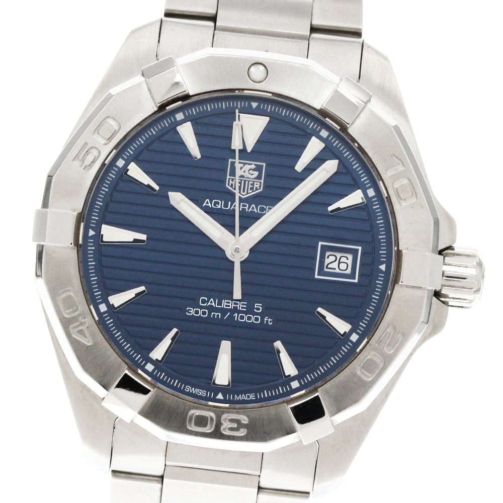 タグホイヤー TAG HEUER WAY2112-0 アクアレーサー デイト 自動巻き メンズ 保証書付き_860934【中古】