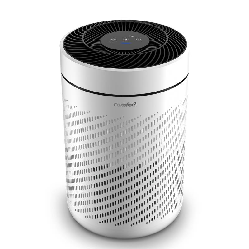COMFEE 空気清浄機 19畳 HEPA フィルター 360吸気口 風量3段階 卓上 脱臭 除菌 集じん 小型 省エネ ペットの毛 花粉 ハウスダスト おやすみモード 強力 PM2.5 コンパク