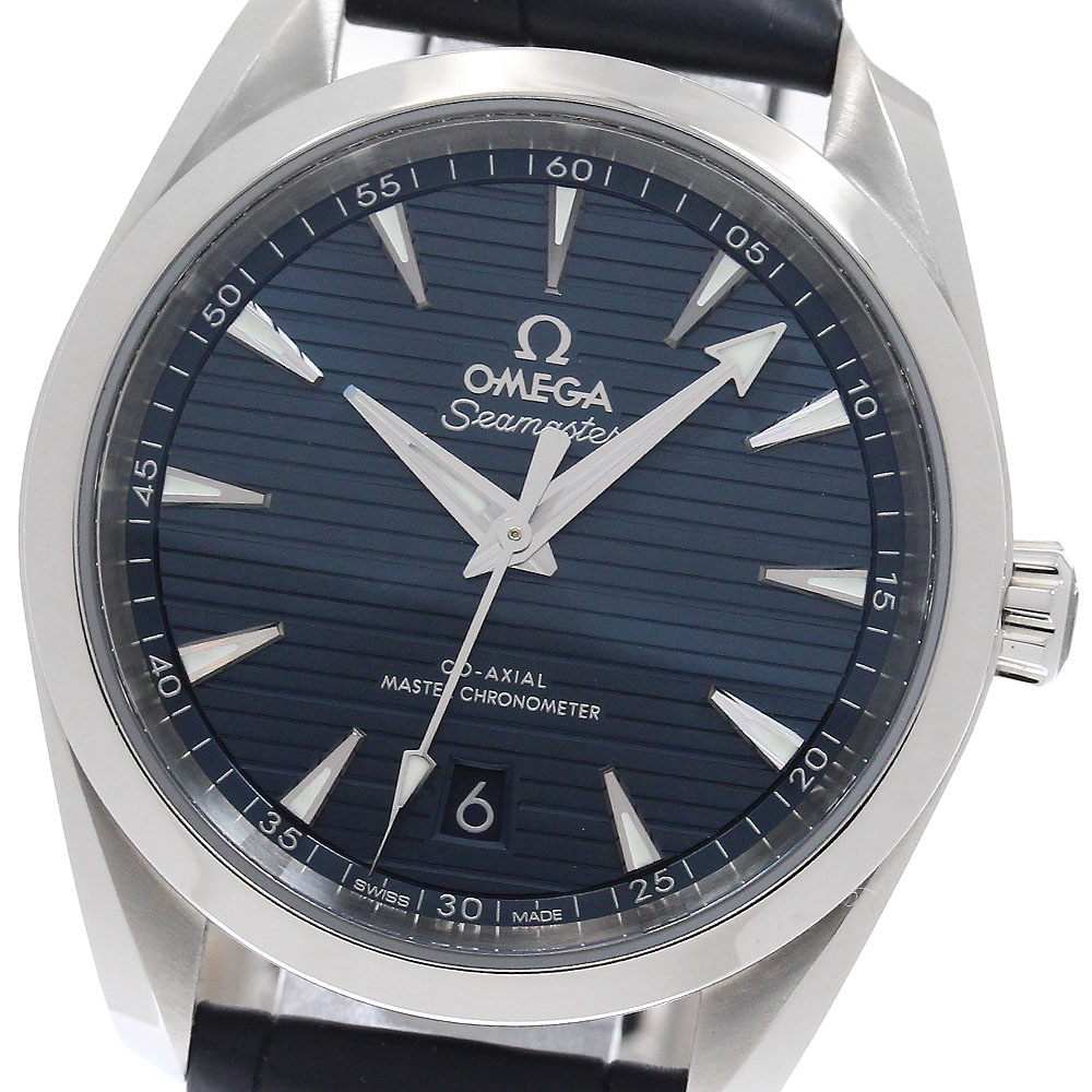 オメガ OMEGA 220.13.38.20.03.001 シーマスター アクアテラ コーアクシャル クロノメーター 自動巻き メンズ 美品 箱・保証書付き_953494【中古】