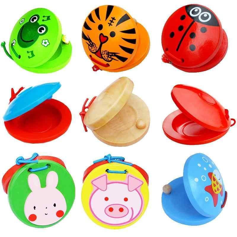 楽器 子供 おもちゃ 赤ちゃん 幼児 かんたん コンパクト 初心者 練習 屋内 家庭用 自宅 木製 カスタネット プラスチック 教育 音楽 ダンス