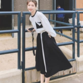 シャツワンピース ブラック ワンピース スリム 細身 ストレート スマート かわいい きれいめ