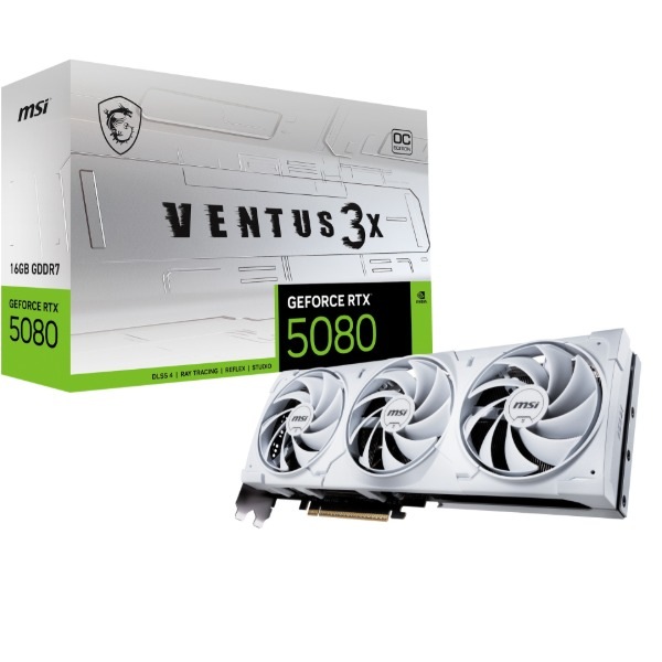 GeForce RTX 5080 16G VENTUS 3X OC WHITE ホワイト グラフィックボード メーカー直送