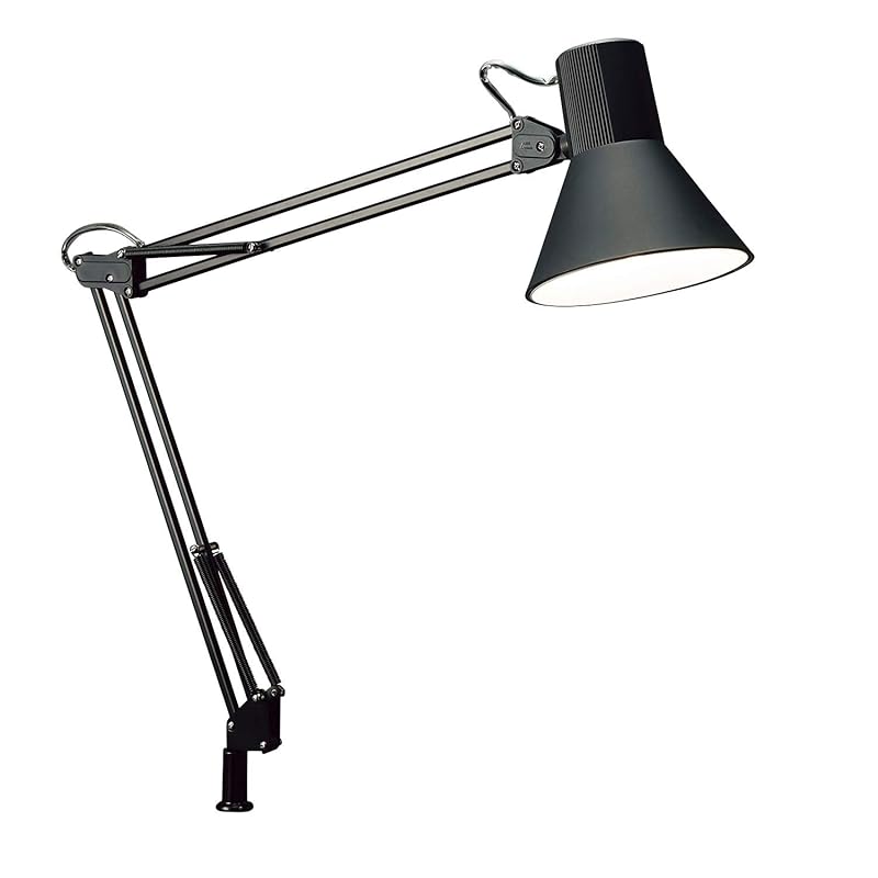 即納：山田照明(Yamada Shomei) Z-LIGHT LEDデスクライト 合金鋼 ブラック E26LED電球 昼白色 Z-108NB 11,026円