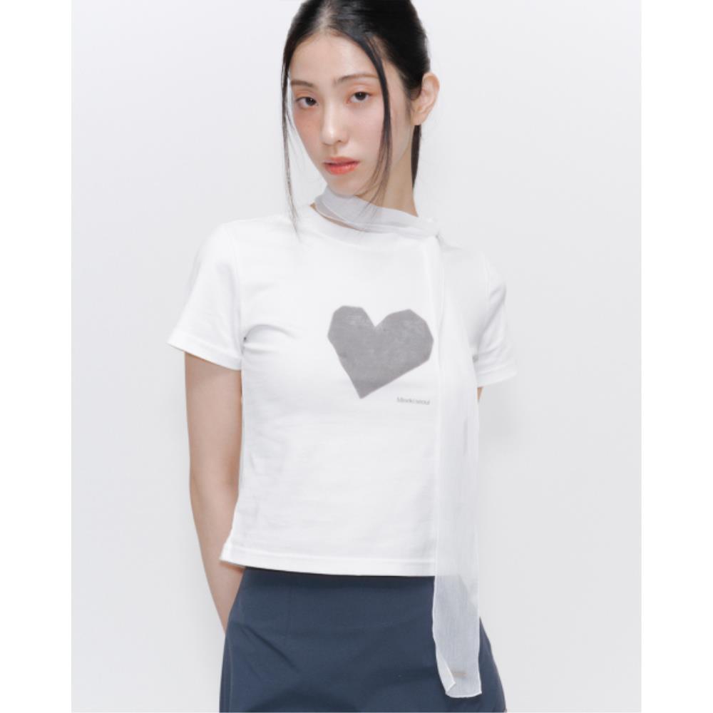 MISEKI SEOUL Hearts short sleeves WHITE MSK251TS02WH