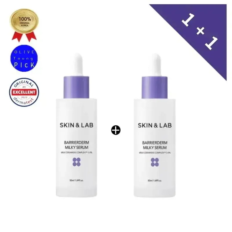 【メガ割】S*IN*LAB スキンアンドラップ バリアダム ミルキー セラム 50ml+50ml
