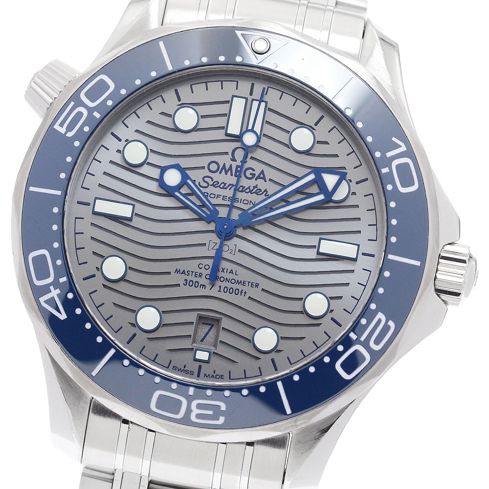 オメガ OMEGA 210.30.42.20.06.001 シーマスター300 マスタークロノメーター 自動巻き メンズ 良品 保証書付き_899075【中古】