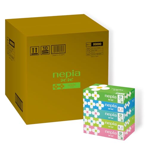ネピア ネピネピ ティシュ 300枚(150組)×60箱(5箱×12パック)【ケース品】