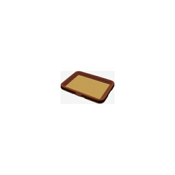 【1ケース】【お取り寄せ対象品】ペティオ 片手でらくらく ドッグトレー ブラウン レギュラー(1枚入) *6個