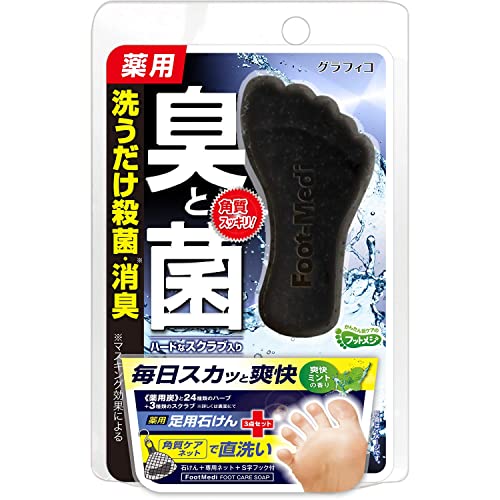 フットメジ 薬用フットソープ D1 爽快ミント 65グラム (x 1)×12個