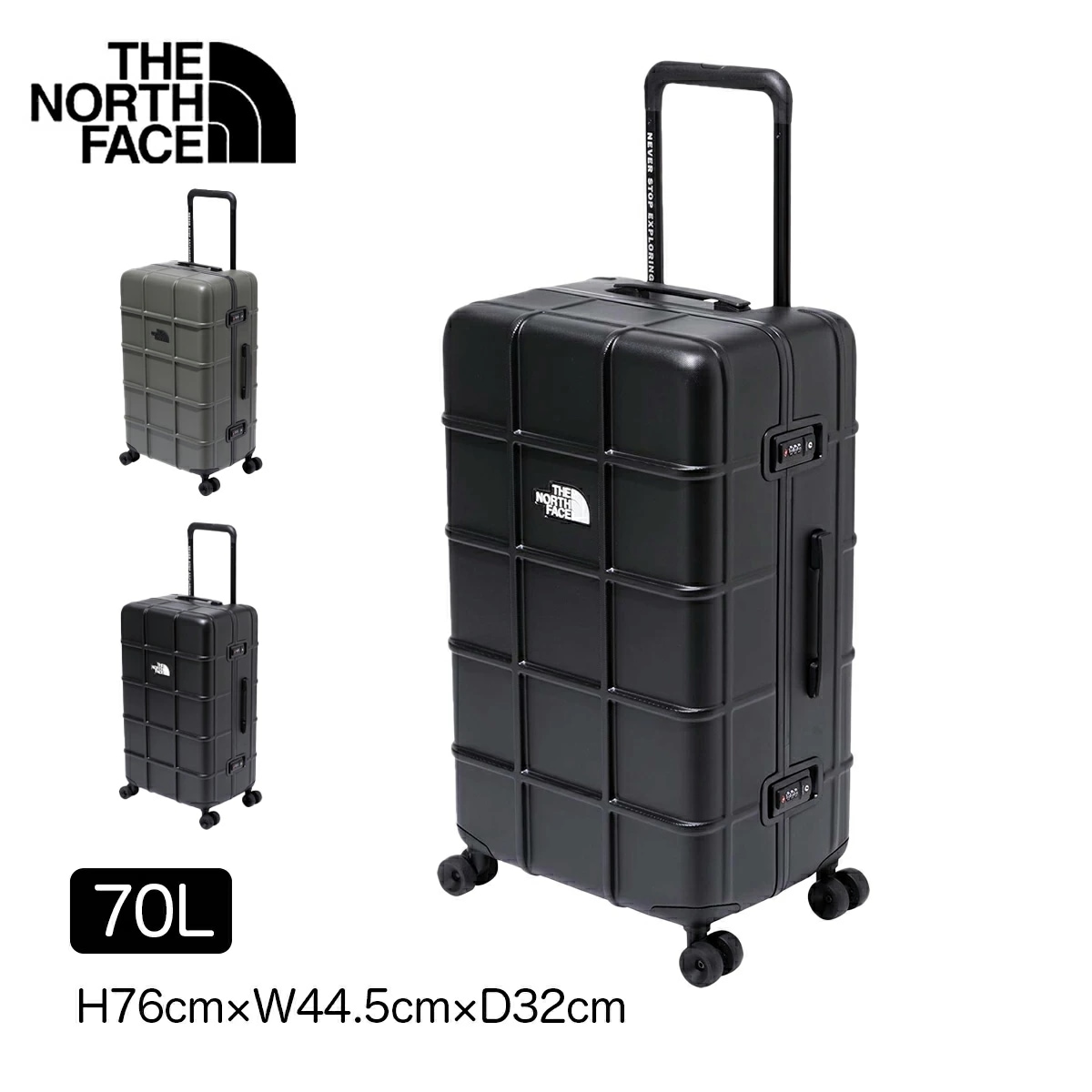 キャリーバッグ オールウェザー4ウィーラー 30インチ 70L スーツケース 旅行 トラベル TSAロック 4輪ウィーラー ポリカーボネート 防水 かばん ブラック カーキ NM32366 正規品