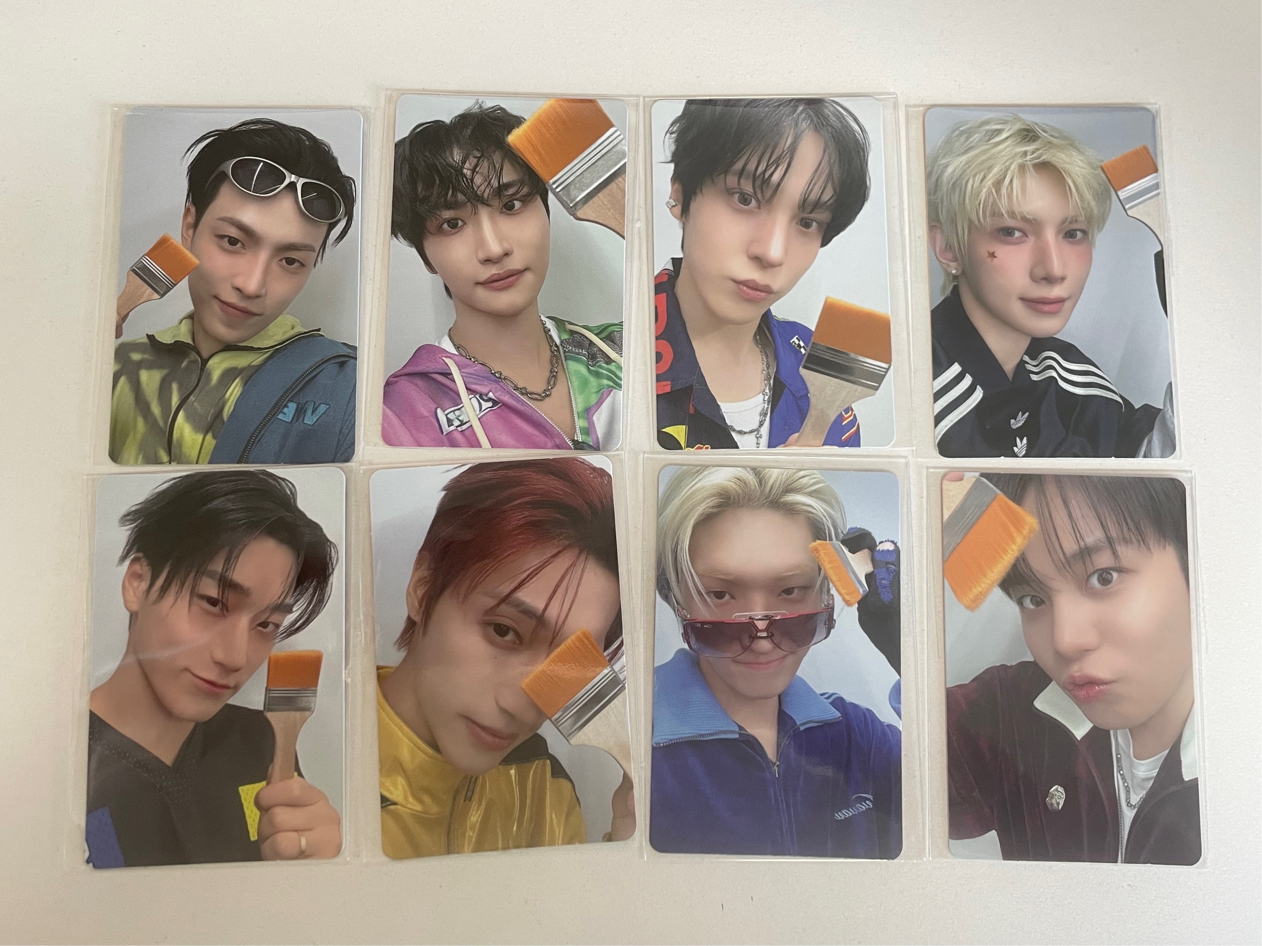 ON HAND)ATEEZ X ANITEEZ [ANITIEEZ IN COLOR] POP-UP OFFICIAL MERCH PHOTO CARD 8PCS SET