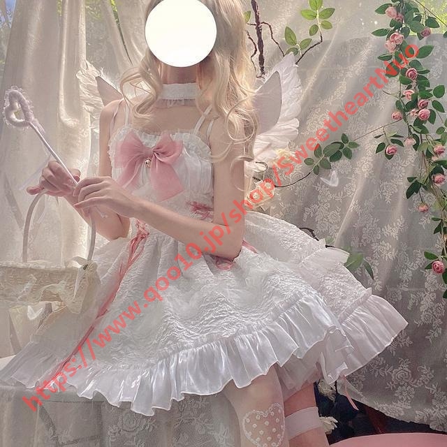 Lolita小悪魔の洋服ダークゴシックjskキャミソールワンピース