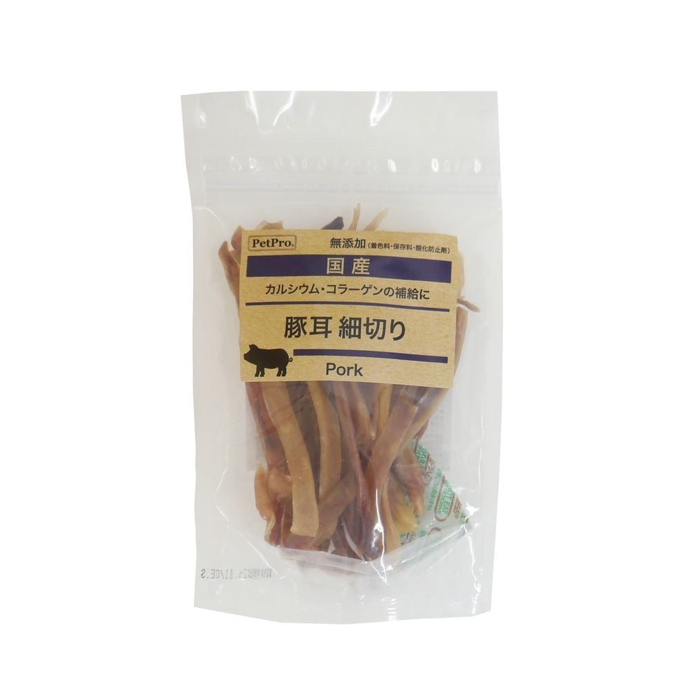 （まとめ買い）国産おやつ 豚耳細切り 55g 犬用おやつ [x7]